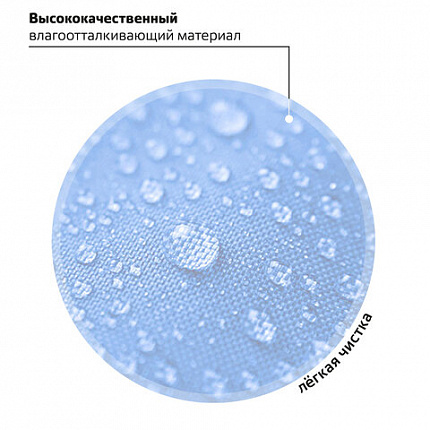 Рюкзак BRAUBERG PASTEL с термонашивками в комплекте, "Friendly bunnies", голубой, 40х29х14 см, 271423