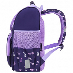 Ранец ПИФАГОР BASIC, 1 отделение, 3 кармана, эргономичная спинка, "Happy bear", 35х28х18 см, 272047