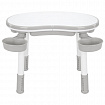 Стол детский трансформер 3 в 1 BRABIX KIDS CT-001, растущий, 2-8 лет, пластик, серый, 533290