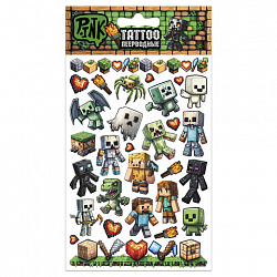 Наклейки-тату переводные АССОРТИ, ЦВЕТНЫЕ, 11х20 см, PRIORITY