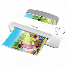 Ламинатор BRAUBERG SILVER MAX A4, толщина пленки 60-200 мкм, скорость 32 см/мин., 532624