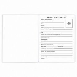 Дневник 1-11 класс 40 л., на скобе, ПИФАГОР, обложка картон, МИКС "Универсальный", 107139