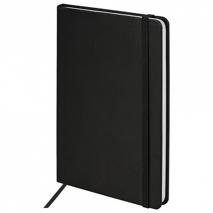 Блокнот А5 138x213 мм, BRAUBERG "Basic", под кожу, 80 л., клетка, ассорти, CLASSIC, 116231