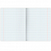 Тетрадь А5, 96 л., BRAUBERG, скоба, клетка, глянцевая ламинация, "Color Stripes", 404430
