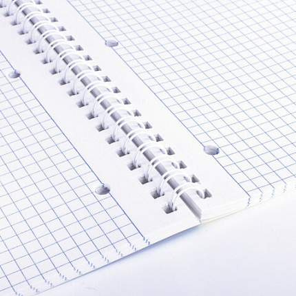 Тетрадь А4, 96 л., BRAUBERG, гребень, клетка, обложка картон, "Military", 404057