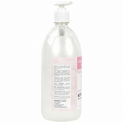 Мыло-крем жидкое с АНТИБАКТЕРИАЛЬНЫМ ЭФФЕКТОМ 1 л ЗОЛОТОЙ ИДЕАЛ "Премиум жемчужное", дозатор, 608284