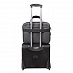 Сумка портфель BRAUBERG CARBON с отделением для ноутбука 15-16", 2 отделения, черная, 31х41х13 см, 240509