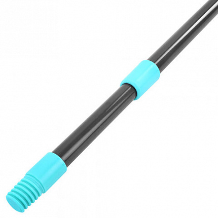 Швабра КОМПЛЕКТ флаундер 40 см + МОП синель (ТИП К) + черенок 70-120 см, ЛЮБАША БЮДЖЕТ, 700051