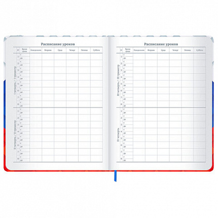 Дневник 1-11 класс 48 л., твердый, BRAUBERG, матовая ламинация, резинка, закладка-ляссе, с подсказом, "Герб", 107238