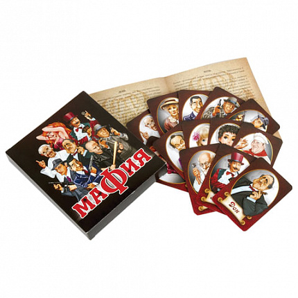 Игра настольная карточная "Мафия", 10 КОР, 01895