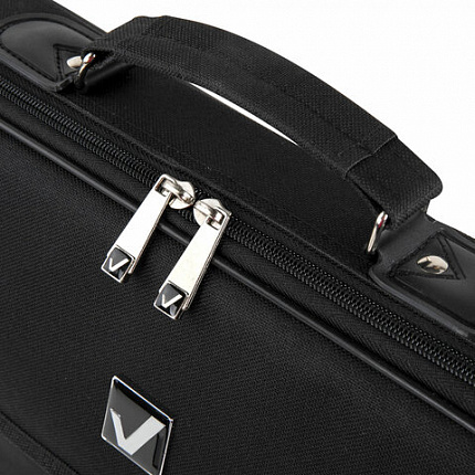 Сумка-портфель BRAUBERG с отделением для ноутбука 13-14", "Profi", откидная крышка, черная, 37х28х7 см, 240440