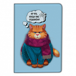 Обложка для паспорта "Cool Mix", два кармана, 10 дизайнов ассорти, цветной принт, ПВХ, STAFF, 238340