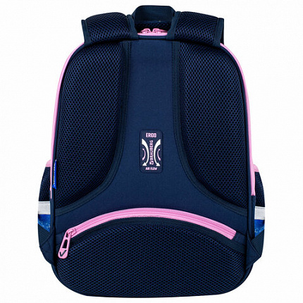 Ранец BRAUBERG FIT, 2 отделения, Night watcher, СВЕТЯЩИЙСЯ, 38х27х14 см, 273108