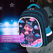 Рюкзак BRAUBERG KIDS FLOSSY, 2 отделения, 3 кармана, "Девочка в облаках", объемный дизайн, 40х28х18 см, 273179