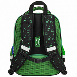 Ранец BRAUBERG FIT, 2 отделения, "Night warrior", 38х27х14 см, 272023