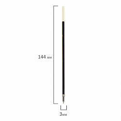 Стержень шариковый PILOT 144 мм, линия 0,27 мм, КОМПЛЕКТ 2 ШТУКИ, СИНИЙ, узел 1 мм, RFN-GG-M