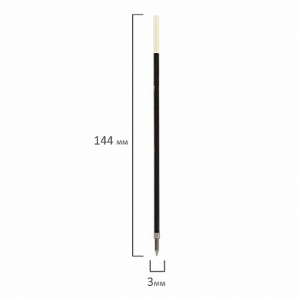 Стержень шариковый PILOT 144 мм, линия 0,27 мм, КОМПЛЕКТ 2 ШТУКИ, СИНИЙ, узел 1 мм, RFN-GG-M