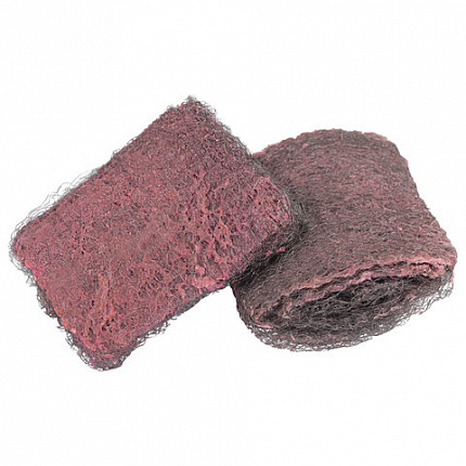 Губка для посуды металлическая с мыльной пропиткой, деликатная, КОМПЛЕКТ 10 штук, LAIMA, 702229