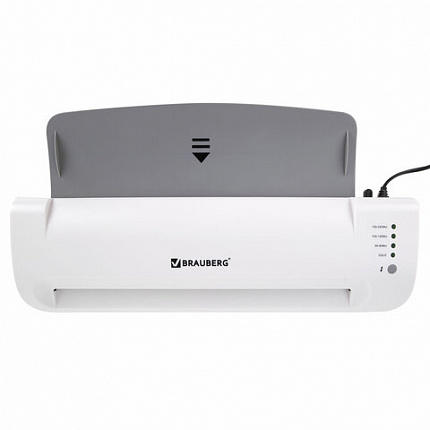 Ламинатор BRAUBERG SILVER MAX A3, толщина пленки 60-200 мкм, скорость 32 см/мин., 532626