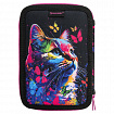 Пенал BRAUBERG, 2 отделения, полиэстер, 21х14 см, "Butterfly catcher", 272330