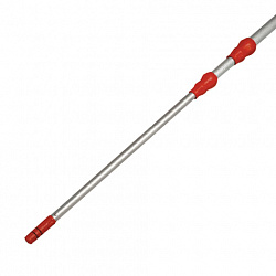 Черенок рукоятка телескопическая VILEDA PROFESSIONAL 2х1,25 м (до 2,5м) алюминиевый, используется с шубкой 602099, со стяжкой 602101, 179661