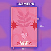 Скетчбук, белая бумага 140 г/м2, 130х210 мм, 80 л., софт-тач, резинка, BRAUBERG ART CLASSIC, "Pink mood", 117779