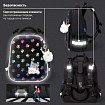 Ранец BRAUBERG LUMINOUS, 2 отделения, с брелоком, "Лапки", СВЕТЯЩИЙСЯ РИСУНОК, 38х29х16 см, 271366