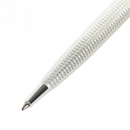 Ручка подарочная шариковая GALANT "Royal Platinum", корпус серебристый, хромированные детали, пишущий узел 0,7 мм, синяя, 140962