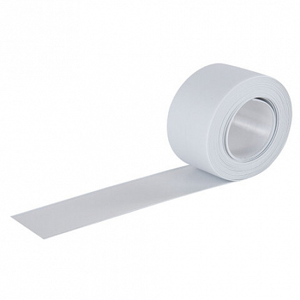 Клейкая лента бордюрная для ванны и кухни 38 мм х 3,2 м, белая, акриловая основа, WBZ (ВБЗ), 700430