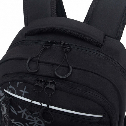 Рюкзак GRIZZLY школьный, анатомическая спинка, 2 отделения, для мальчиков, "BREAK DOWN", 39х28х20 см, RB-554-7/4