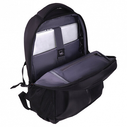 Рюкзак GERMANIUM UPGRADE универсальный, 2 отделения, отделение для ноутбука, USB-порт, "UP-1", черный, 47х31х18 см, 271665