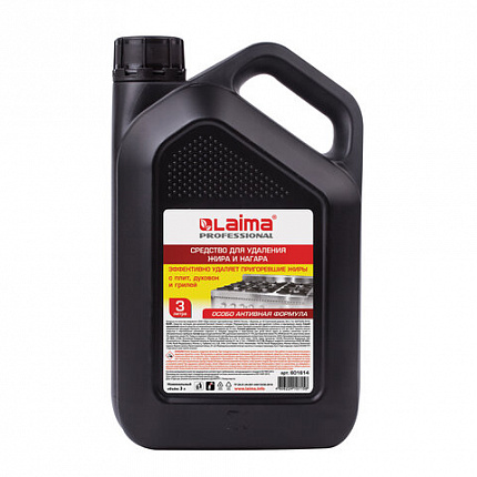 Средство для чистки плит, духовок, грилей от жира/нагара 3 л, АНТИЖИР LAIMA, 601614
