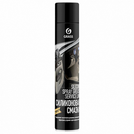 Смазка силиконовая 400 мл GRASS SILICONE, применение в офисе, быту, производстве, аэрозоль, 110206