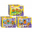 Пазл картонный 12 элементов, MAXI "Три кота", АССОРТИ, поле 21,4х15,4 см, STEP PUZZLE