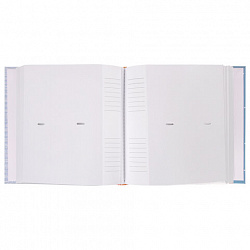 Фотоальбом BRAUBERG "It's a boy" на 200 фото 10х15 см, твердая обложка, бумажные страницы, бокс, голубой, 391146