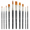 Кисти художественные набор 10 шт., синтетика BRAUBERG ART CLASSIC, 200961