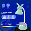 Настольная лампа / светильник SONNEN OU-611 на подставке, СВЕТОДИОДНАЯ, "SWEET BUNNY", 5 Вт, зеленый, 237642