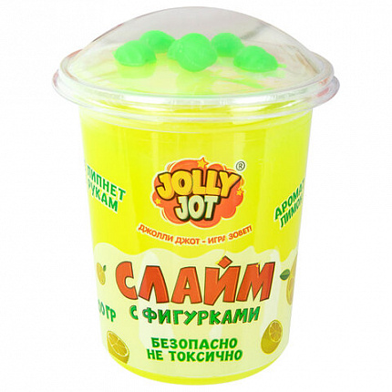 Слайм с фигурками, вкусняшки, 200 г, АССОРТИ 6 видов, JOLLY JOT (ДЖОЛЛИ ДЖОТ), 666668