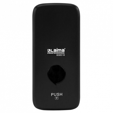 Дозатор для жидкого мыла LAIMA PROFESSIONAL PREMIUM BLACK, НАЛИВНОЙ, 1 л, черный, ABS-пластик, 609519