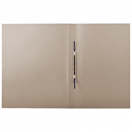 Скоросшиватель картонный мелованный BRAUBERG, гарантированная плотность 440 г/м2, до 200 листов, 128987, 128 987