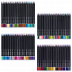 Карандаши цветные чёрное дерево BRAUBERG BLACK WOOD, 120 цветов, мягкий грифель 3 мм, 182046