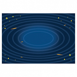 Наклейки бумажные с игровым полем НАБОР, 2 листа, 184 наклеек, "Космическое приключение", HATBER, 2Н5н