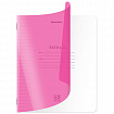 Тетрадь пластиковая обложка (НЕОН) 12 листов, линия, BRAUBERG "Smart Cover", АССОРТИ (микс в спайке), 405026