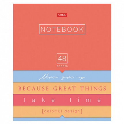 Тетрадь А5 48 л., HATBER скоба, клетка, обложка картон, "Ассорти - Выпуск №2" (микс в спайке), 087346, 48Т5В1