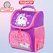 Ранец ПИФАГОР BASIC, 1 отделение, 3 кармана, эргономичная спинка, "Happy unicorn", 35х28х18 см, 271372