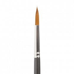 Кисть художественная проф. BRAUBERG ART CLASSIC, синтетика мягкая под колонок, кругл, № 5, кор руч, 200690