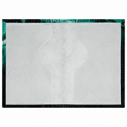 Обложка для паспорта натуральная кожа флоттер, принт "Дым", цвет черный, BRAUBERG, 238869