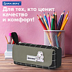 Пенал мягкий BRAUBERG, 1 отделение, карман на липучке, значок, 22х10х6 см, "Black checkered", 273579