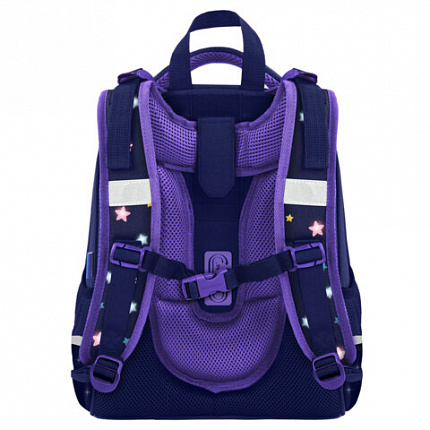 Ранец BRAUBERG ORIGINAL, 2 отделения, с брелком, "Dreaming fox", 38х29х16 см, 274404