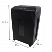 Уничтожитель (шредер) BRAUBERG PROFESSIONAL PS-623n, CD, "HeavyDuty", 7 уровень секретности, 1х2 мм, 6 листов, корзина 23 литра, 532592